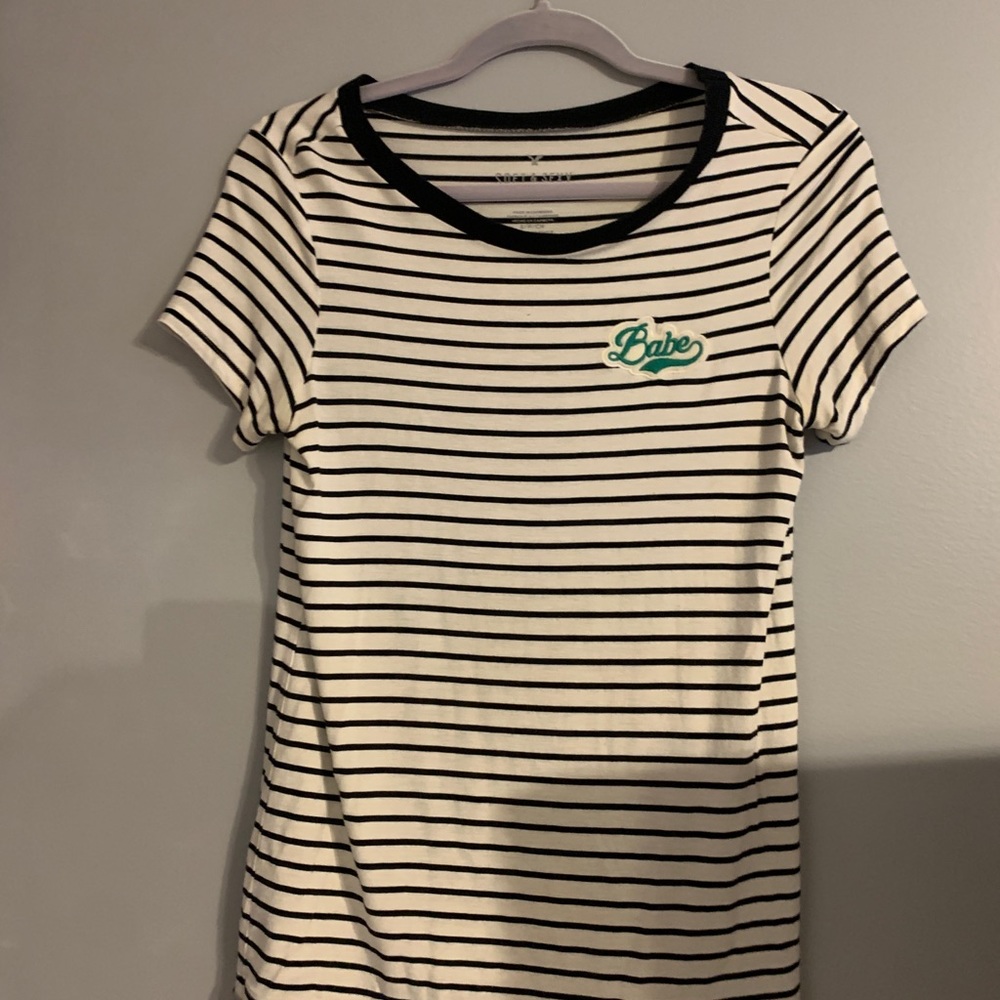 Soft and sexy striped shirt